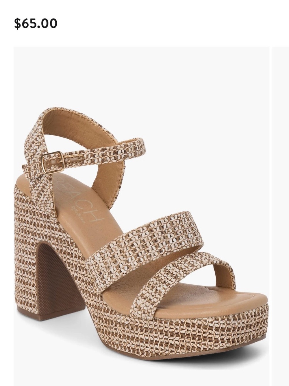 Coconuts by Matisse Alessia Ankle Strap Platform Sandal